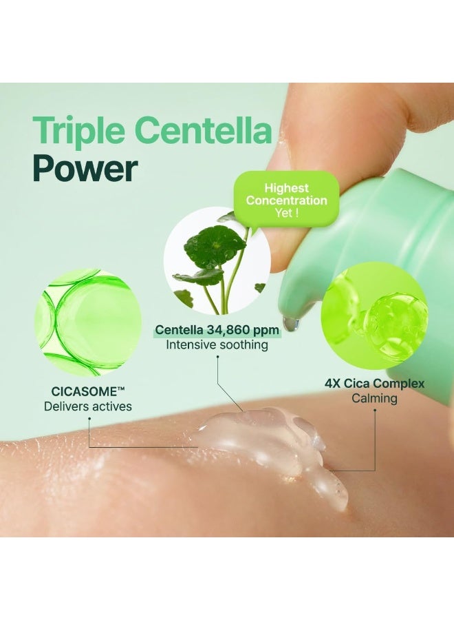 PURITO Centella Unscented Serum, Korean Centella, for All Skin Types, Ampoule, Soothing, Calming, Facial Serum for face, Vegan & Cruelty-Free, Korean Skin Care, 60ml 2fl.oz - Image 4